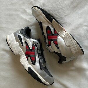 ADIDAS YUNG-96 CHASM RETRO SILVER METALLIC SCARLET Running Shoes Men's Size 12
